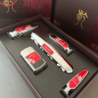 Madeshow Kit de tondeuses à cheveux 4 en 1 aux éléments chinois pour barbier, comprenant la tondeuse à cheveux M50 M40 M30, le tondeuse à barbe M20 et le rasoir à grille