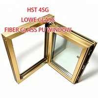 Proveedor de Ventanas de PU, Ventana Abatible de Fibra de Vidrio Resistente a la Intemperie, Puerta de Poliuretano y Fibra de Vidrio para Regiones Frías