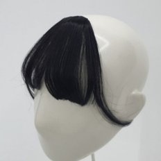 WAG Black Partial Fringes See-Through Bangs con esguince See-Through-Bang para mujeres - Product Image 1