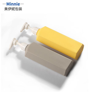 Minnie Diamond Shaped Lotion <b>Bottle</b> 500ml Plastic <b>Pump</b> <b>Bottle</b> For Shampoo Conditioner Body Lotion Personal Care - Product Image 3