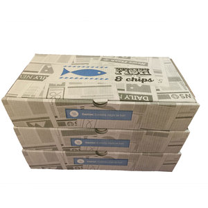 Caja de embalaje de pescado y patatas fritas, cajas para llevar de comida rápida para pollo frito - Product Image 6