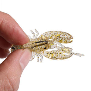 Newbility - 5 Piezas por Bolsa, Señuelo Suave <span class=keywords><strong>de</strong></span> Camarón <span class=keywords><strong>de</strong></span> 50 mm y 4.6 g, Cebo <span class=keywords><strong>de</strong></span> Pesca <span class=keywords><strong>de</strong></span> Silicona Ecológico para Agua Salada - Product Image 4