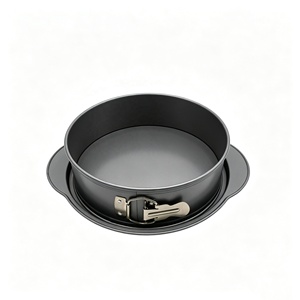 9 Inch (22.8cm) Round Springform <b>Cake</b> <b>Pan</b> with removable bottom, Durable Non-Stick Coating for <b>cake</b> baking at home - Product Image 5