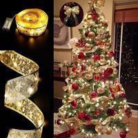Nouvelles décorations de sapin de Noël en polyester pailleté de grande taille avec bande lumineuse LED, marque YOUti, forme personnalisable