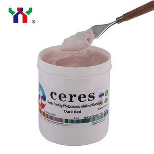 Cao quý và duyên dáng Dark Red Màn hình in ấn photochromic mực cho vải kim loại giấy - Product Image 3