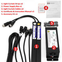 Capteur de porte d'ascenseur WECO-917A61-AC220 /110 WECO-917A71-AC220, rideau lumineux de sécurité infrarouge, pièces détachées pour ascenseur