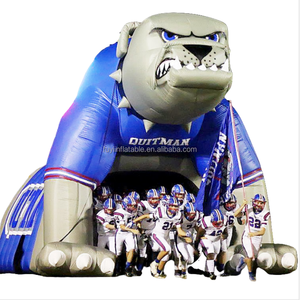 Tenda Terowongan Tiup Model Singa Biru Berkualitas Tinggi untuk Promosi Olahraga Sepak Bola Bisbol Sekolah - Product Image 5