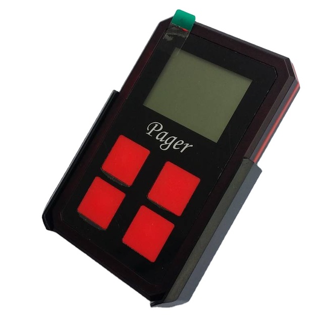 Freequeue GP2016CP Wireless Remote Control 138-930 MHz Small Card Pager Water Resistant Easy Charging 16/22 Characters Display