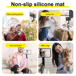 Telesin - Soporte Flexible para Teléfono Móvil con Trípode y Palo Selfie para Transmisión en Vivo, Trípode Flexible de 360 Grados - Product Image 4