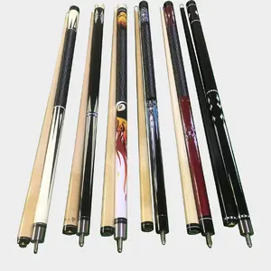 Popular graphite carbon fiber billiards cue 1/2 pool cue stick carbon fiber billiards cue shaft