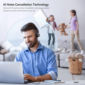 Auriculares Inalámbricos Personalizados M101 de Una Sola Oreja con Micrófono para Reuniones, Centro de Llamadas, Cancelación de Ruido ENC, USB y Bluetooth - Product Image 4