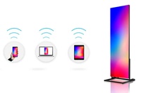 680x2000mm P1.667 Display digitale a LED portatile per interni Poster a colori per cure mediche per educazione Indoor Display di benvenuto