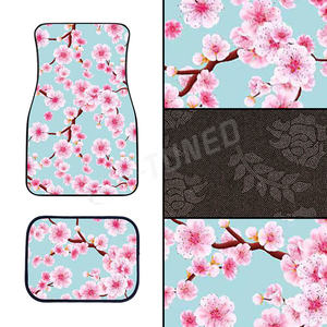 JDM Car Racing Styling Universal Cherry Blossm Sakura Print <span class=keywords><strong>Tapis</strong></span> <span class=keywords><strong>de</strong></span> sol <span class=keywords><strong>de</strong></span> voiture avant et arrière Décoration intérieure <span class=keywords><strong>de</strong></span> voiture Pièces détachées automobiles - Product Image 5