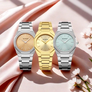 Reloj de Cuarzo Clásico, Sencillo y Elegante para Mujer, 32 mm, Correa de Acero Inoxidable de Alta Calidad para Negocios, Jam Tangan Wanita - Product Image 2