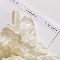 Papier de soie d'emballage de fleurs de lustre nacré de haute qualité 26g Bouquet doublé de fournitures de fleuriste en papier