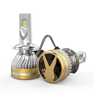Ampoule de phare LED GESLLA haute puissance 80W pour X5 H1/H4/H7, étanche IP68, ajustement universel - Product Image 1