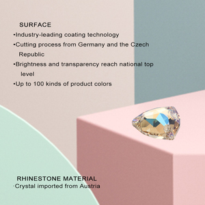 โรงงานมูนไลท์ YHB ขายส่งโดยตรง คริสตัลแก้วทรงสามเหลี่ยมขนาด 12 มม. 16 มม. 22 มม. คุณภาพสูง มีมากกว่า 30 สี สำหรับเย็บติด - Product Image 3