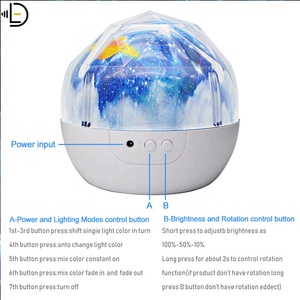 Lámpara <span class=keywords><strong>de</strong></span> proyector <span class=keywords><strong>de</strong></span> estrella giratoria universal para niños, <span class=keywords><strong>luz</strong></span> nocturna creativa <span class=keywords><strong>de</strong></span> cielo <span class=keywords><strong>de</strong></span> <span class=keywords><strong>luna</strong></span> con USB, cambio <span class=keywords><strong>de</strong></span> color, proyección mágica - Product Image 6