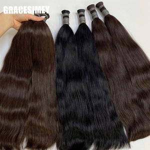 <span class=keywords><strong>Cheveux</strong></span> humains vierges bruts du Cambodge en gros pour tresses bohèmes, sans trame, double épaisseur, extensions de <span class=keywords><strong>cheveux</strong></span> humains pour tressage - Product Image 1