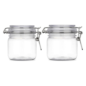 Tarro de Vidrio de Gran Capacidad al por Mayor con Tapa Metálica y Sello Dorado, Contenedor Transparente para Alimentos de Alta Calidad con Logotipo Personalizado - Product Image 1