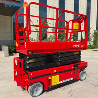 Plateforme élévatrice à ciseaux hydraulique électrique IMPETUS 10m 12m 14m 16m, plateforme élévatrice mobile autopropulsée