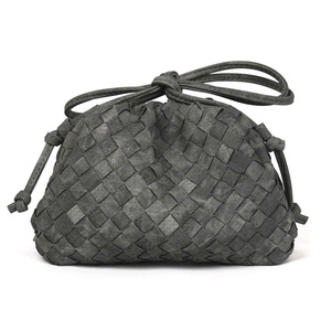 Borsa nube con motivo in pelle scamosciata invernale alla moda da <span class=keywords><strong>donna</strong></span> con tessuto fatto a mano da <span class=keywords><strong>donna</strong></span> borsa a tracolla di alta qualità - Product Image 3