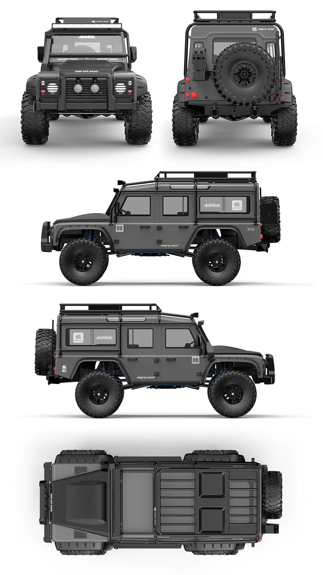 送料込みラジコン　MJX H8H 1/8 ブラシレスクローラー MJX H8H H8H+ FOC Brushless 1/8 Professional Climbing Vehicle