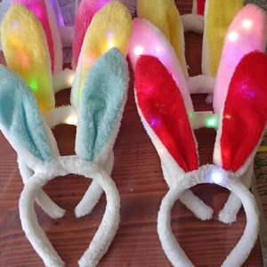 Diadema con Orejas <span class=keywords><strong>de</strong></span> Conejo LED SOLPOP, Diadema <span class=keywords><strong>de</strong></span> Peluche con Orejas <span class=keywords><strong>de</strong></span> Conejo Brillantes para Pascua, Cumpleaños, Fiestas Rave y Festivales - Product Image 1