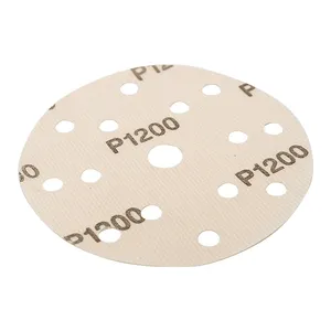 125mm 150mm Ultra Flexible Film Abrasive Sandpaper Sanding Disc For Putty Polishing And Surface Repair Refinish