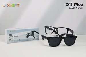 แว่นตา AI ควบคุมกล้องระยะไกล แบตเตอรี่ใช้งานได้นาน หูฟังไร้สาย HIFI TWS D11plus ผู้ช่วยเสียงอัจฉริยะ แว่นตาอัจฉริยะ - Product Image 1