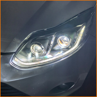 Luz Delantera para Automóvil Ford Focus 2012-2014, Conjunto de Faros LED, Lente Bifocal, Lámpara Delantera, Accesorios en Oferta