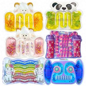 Autism Toys Sensory Tube Glitter and Beads With Water Stress Relief Pvc <b>Squishy</b> Tubes Treasure Chest Prizes Goodie Sensory Tube - Product Image 2