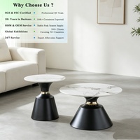 Table basse OKAY, finition luxueuse, élégante, pour salon, villa, restaurant haut de gamme, style moderne minimaliste, tables basses en céramique