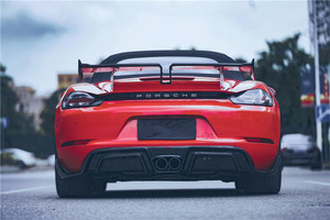 Parachoques de Fibra de Carbono para 718 Boxster con Enganche de Remolque, Estilo Tecat Mejorado - Product Image 4