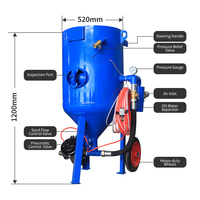 200 Media China Machine de sablage manuelle Clemco Mini 400 Litres pour métal