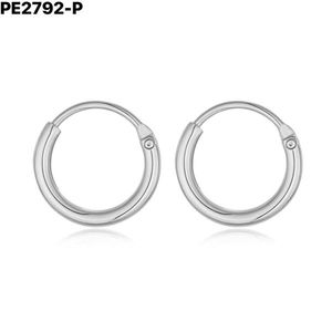 Pendientes de Aro de Moda 2.0*18, Modelo PE2792 para Mujer, Joyería de Alta Calidad - Product Image 1