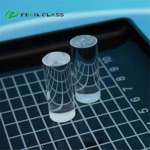 Cuarzo de sílice fundido UV FELIX JGS1, cristal de zafiro, tamaño personalizado, superficie lateral pulida, lente óptica en forma de varilla - Product Image 1