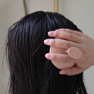 Silicone Head Massager Shampoo <b>Brush</b> Scalp Hair Care Scalp Massager for Hair Growth - Product Image 6