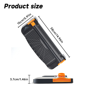 Xách tay A4 giấy Trimmer Máy cắt cai trị chính xác Nhãn dán nhãn Công cụ Cắt chém giấy <span class=keywords><strong>Cutter</strong></span> - Product Image 4