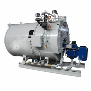 Automatic temperature control Fire Tube gas oil fired steam boiler for sale