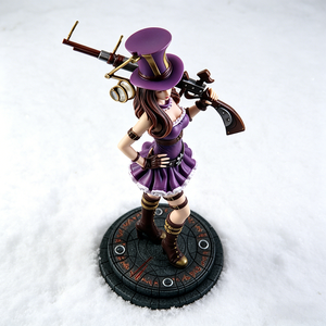 Figura Coleccionable <span class=keywords><strong>de</strong></span> Resina Premium <span class=keywords><strong>de</strong></span> Chica Francotiradora Estilo Steampunk, Modelo <span class=keywords><strong>de</strong></span> Anime Detallado, Estatua Decorativa para Fans - Product Image 6