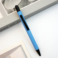 Stylo bille de luxe en métal avec pointe tactile, finition mate colorée, pour tablette iPad et écran tactile