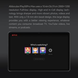 Tablet IPlay 50 <span class=keywords><strong>Pro</strong></span> <span class=keywords><strong>Max</strong></span> de 10.4 Pulgadas con Android 12, Helio G99 Octa Core, 8GB+<span class=keywords><strong>256GB</strong></span>, 4G LTE - Product Image 6