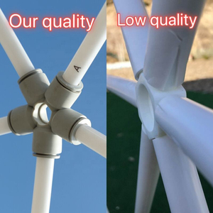 Garden Bee 4 Season <span class=keywords><strong>3</strong></span> Person Nuevo diseño 6M Mosquito Cover Casa al aire libre Personalizado Glamping Dome Tent para Glamping - Product Image 5