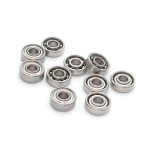 Rodamiento de Bolas de Ranura Profunda en Miniatura SMR83ZZ, Tipo Abierto, Sin Sellado, Acero Cromado, 3*8*3mm - Venta Directa de Fábrica, Clasificación de Precisión P5 - Product Image 1