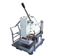 Machine de marquage à chaud de type mini TJ-18 pour bureau, avec machine de gaufrage haute pression pour papier/cuir/PVC