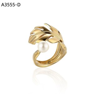 แหวนแฟชั่นประดับ PERLAS A3555 สำหรับผู้หญิง เครื่องประดับคุณภาพสูง - Product Image 2