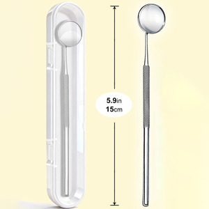 กระจกตรวจฟันป้องกันฝ้า สแตนเลสสตีล อุปกรณ์ทันตกรรม ยอดขายดี กระจกตรวจช่องปากแบบใช้ซ้ำได้ อุปกรณ์สุขอนามัยทางทันตกรรมสำหรับทันตแพทย์ - Product Image 2