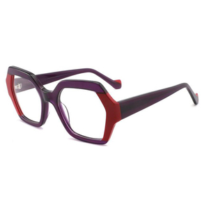 光沢のあるポリゴン厚みのある光学眼鏡クレイジーデザイナーフレームパーソナライズされた眼鏡スタイリッシュなアセテート眼鏡眼鏡 - Product Image 4