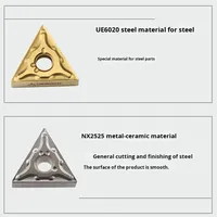 Japon Original TNMG160404/08 MA MS Inserts de tournage | Triangle CNC Outils de coupe en carbure de tour externe HRC60